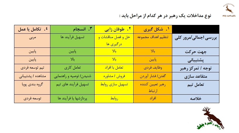 تیم سازی در مدل تاکمن